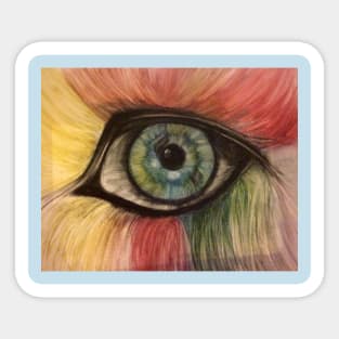 Watercolor eye Sticker